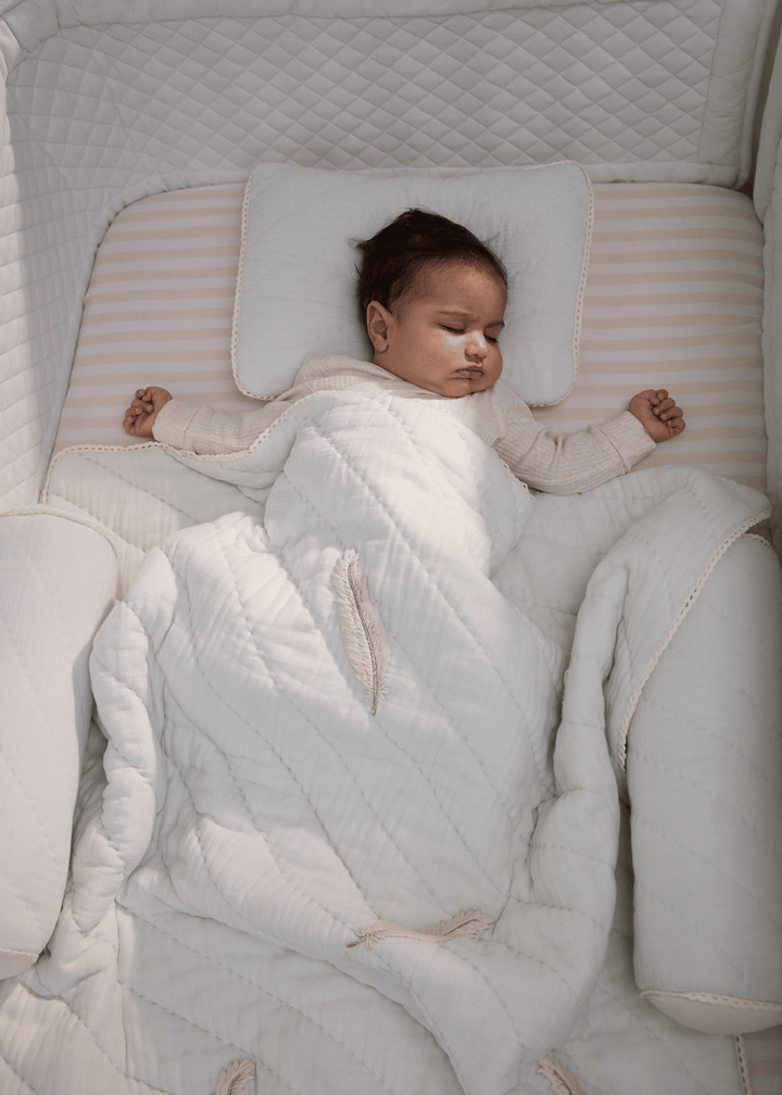 Whispering Plume Cot Bedding Set