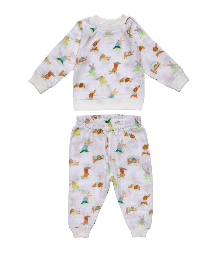 Yoga Bunny Muslin Jogger Set