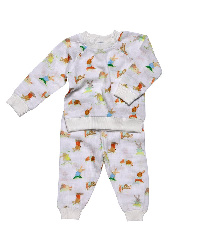 Yoga Bunny Muslin Jogger Set