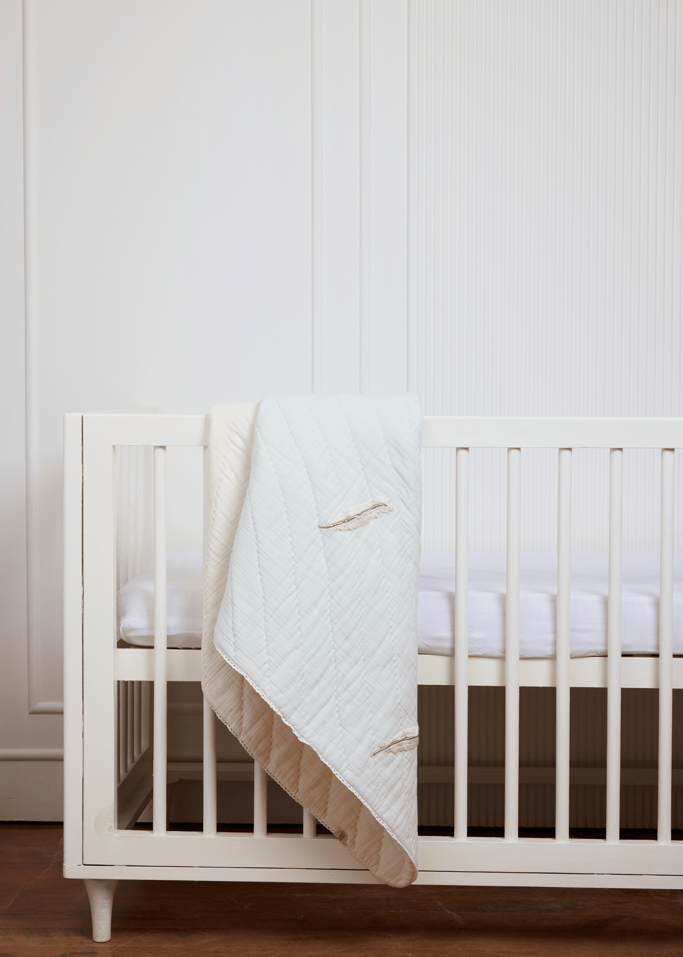 Whispering Plume Cot Bedding Set