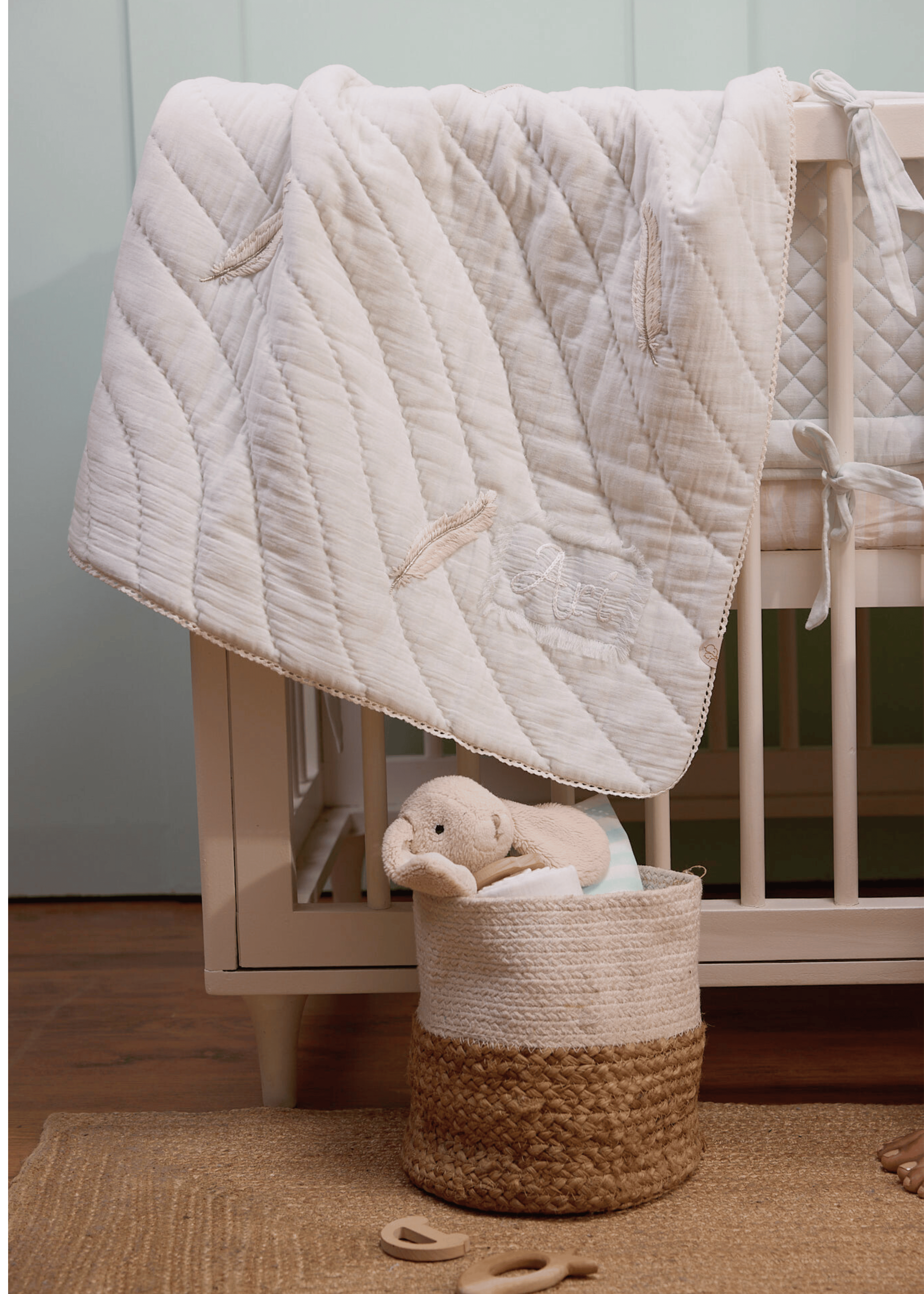 Whispering Plume Baby Blanket