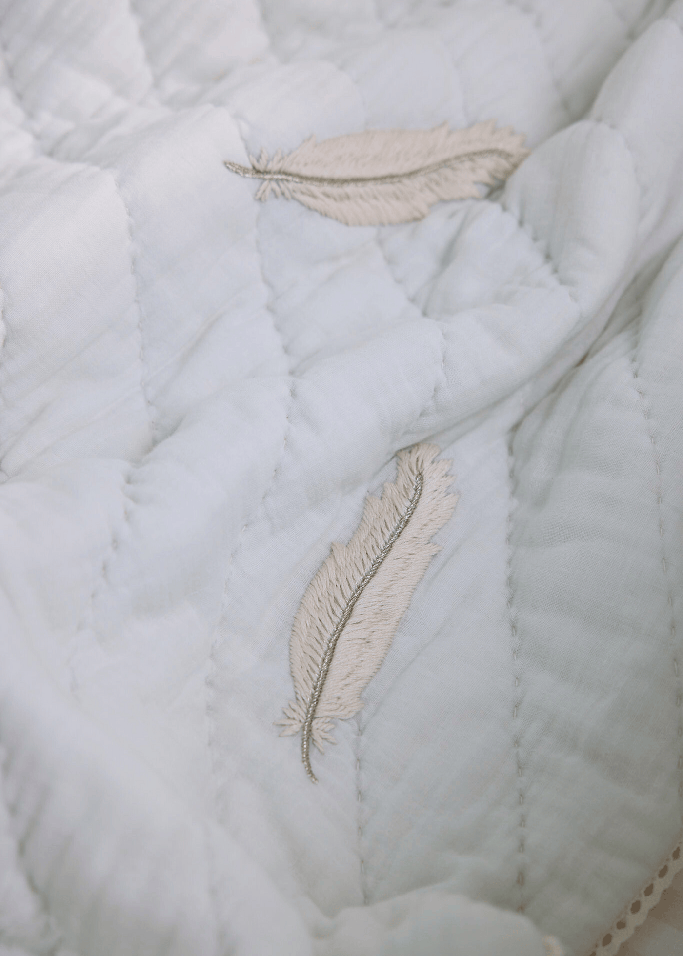 Whispering Plume Baby Blanket