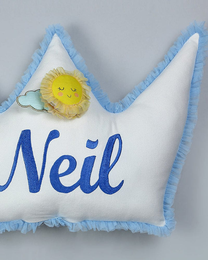 The Crown Personalised Name Cushion