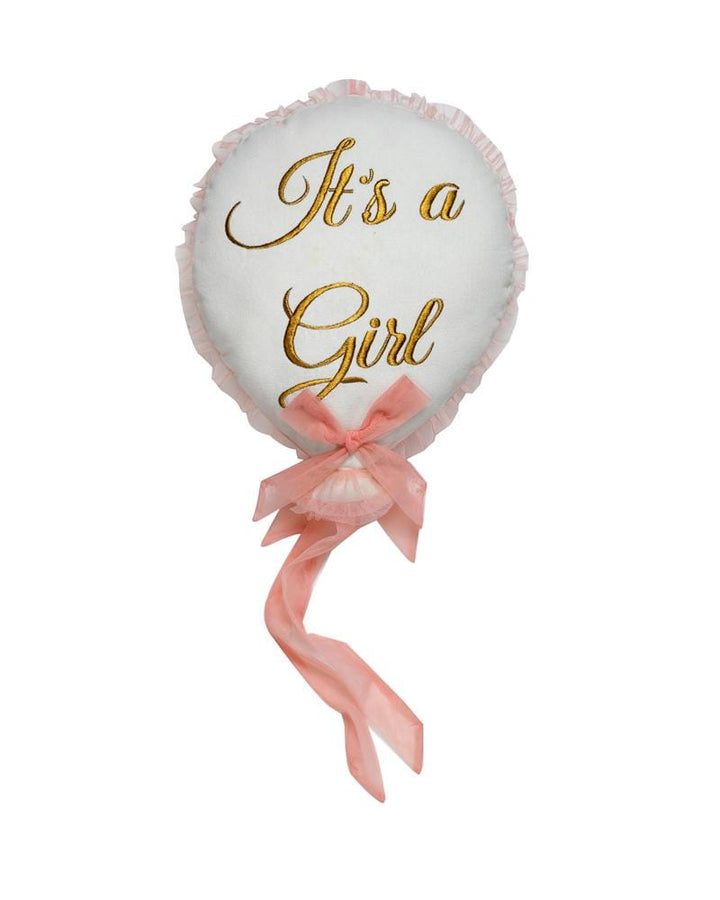 It's a Girl Balloon Cushion - Baby Jalebi