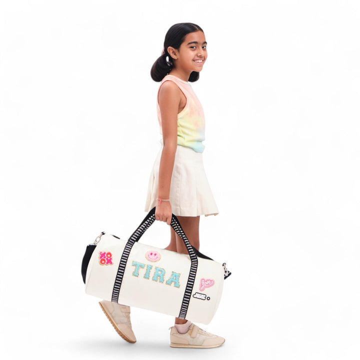 Moji Duffle Bag - Cream